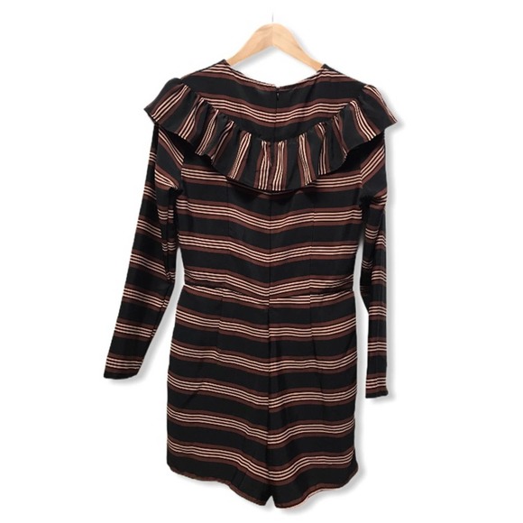 ASOS | Chic Long Sleeve Striped Romper - Picture 7 of 10